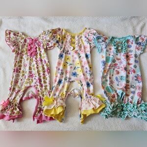 3 Marie Nicole 3-6 Mo Rompers
